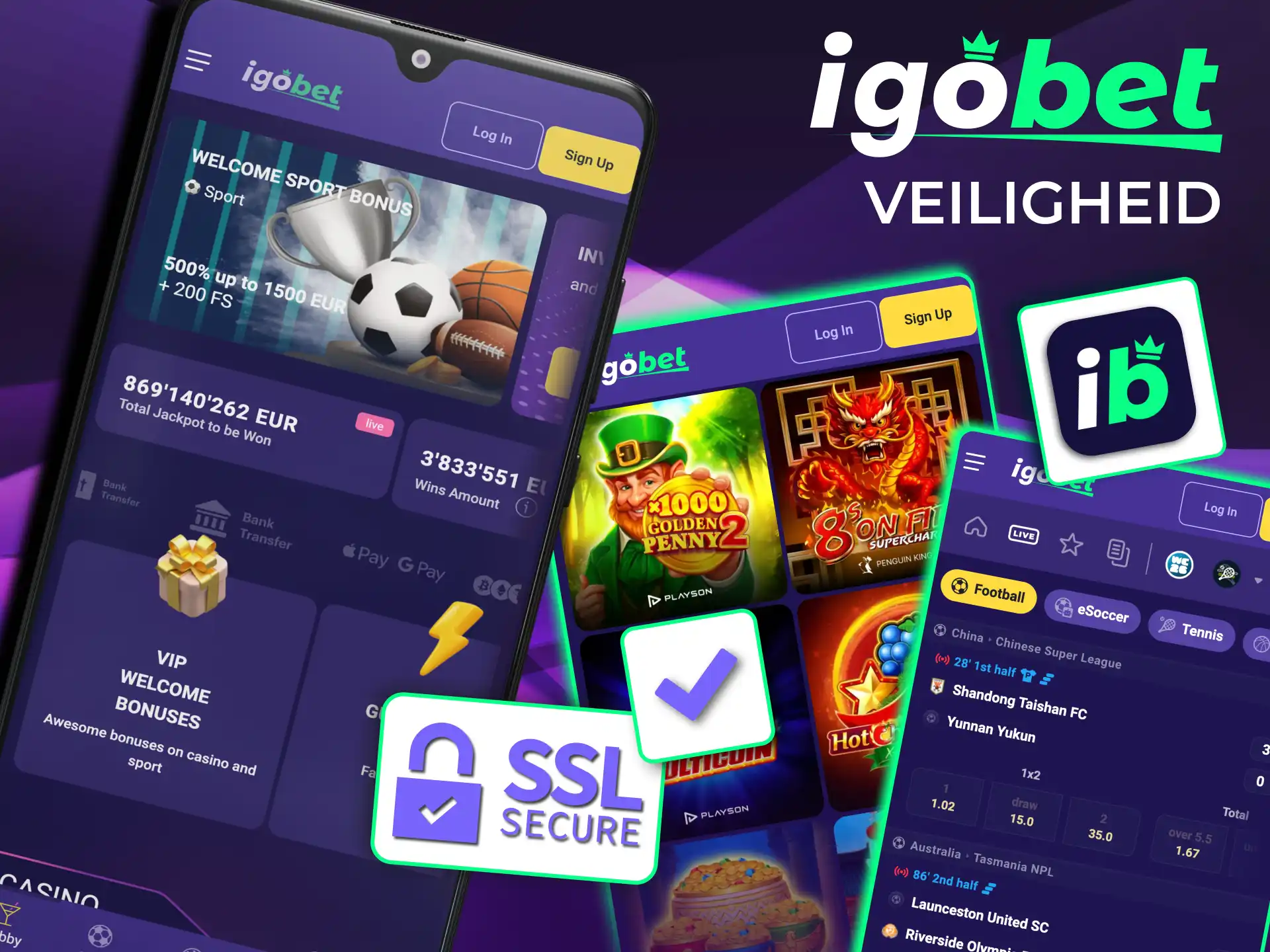 APK integriteit gegarandeerd via officiële IgoBet‑site.