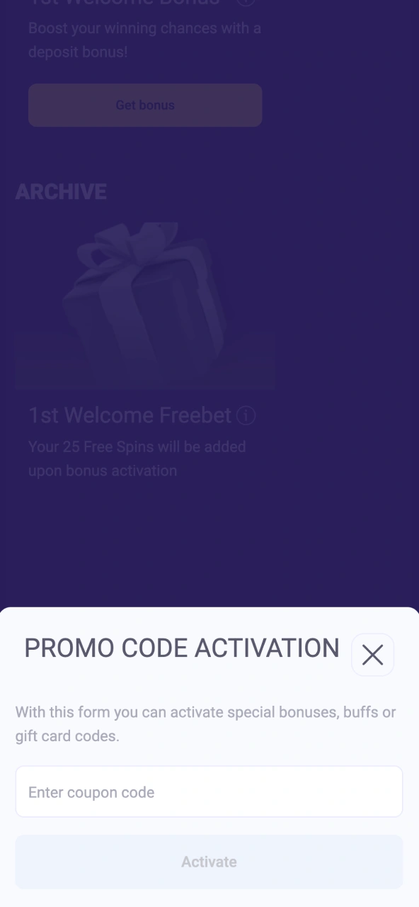 Bonuscode plaatsen bij IgoBet voordat je betaling bevestigt.