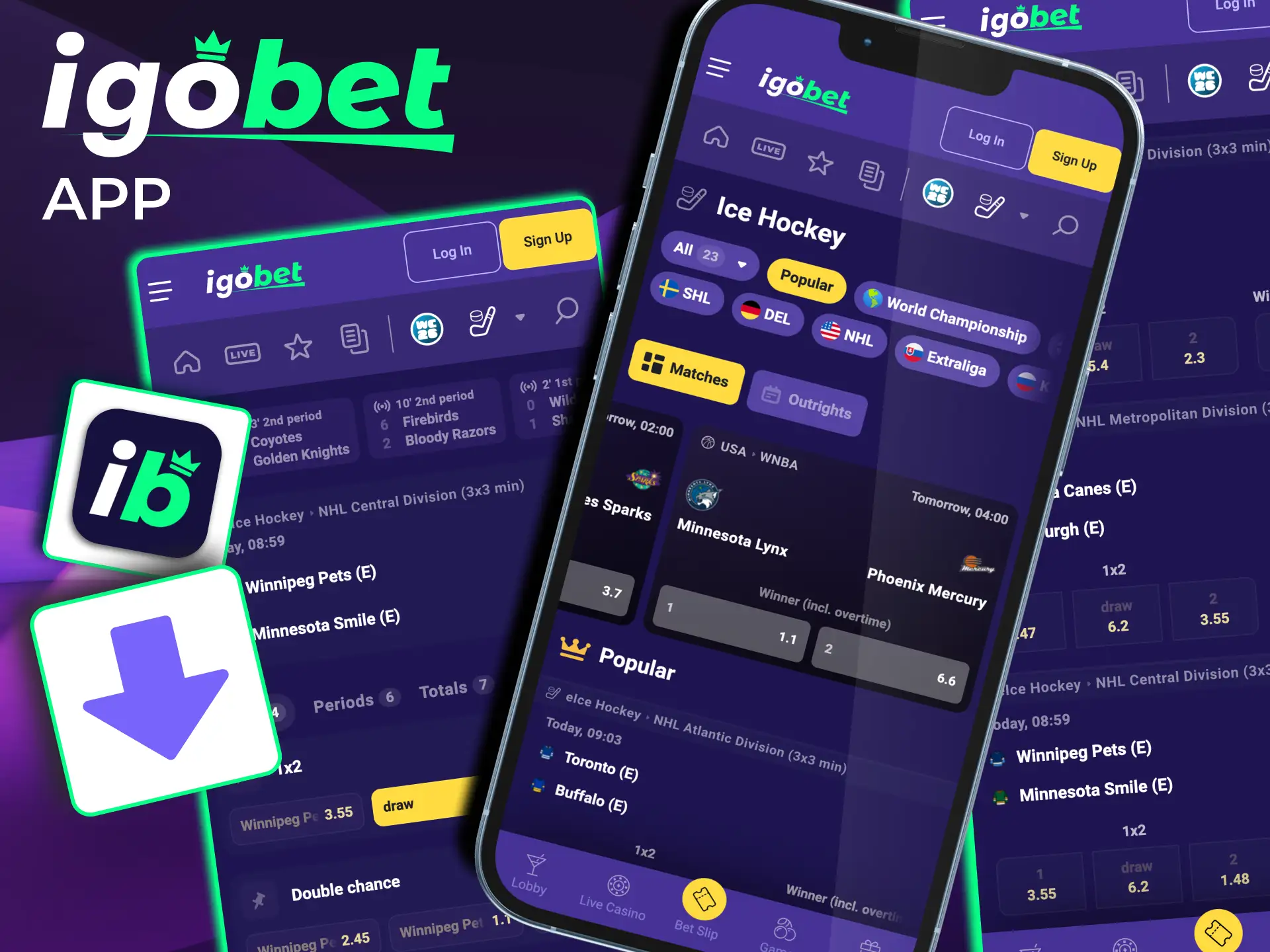 Installatie IgoBet app beschrijft stappen voor Android en iOS apparaten.