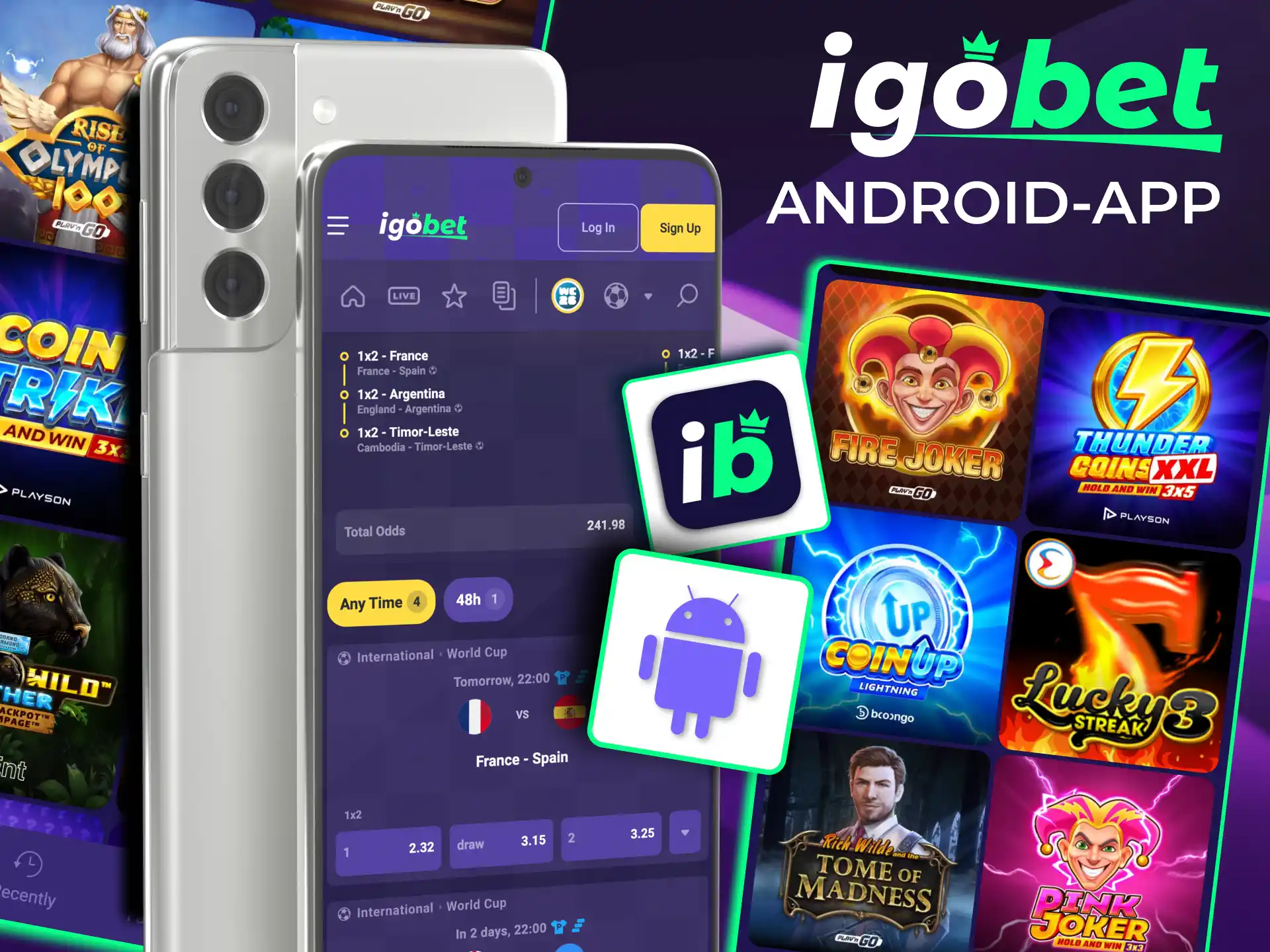 Android installatie IgoBet vraagt onbekende bronnen inschakelen vóór APK‑installatie.