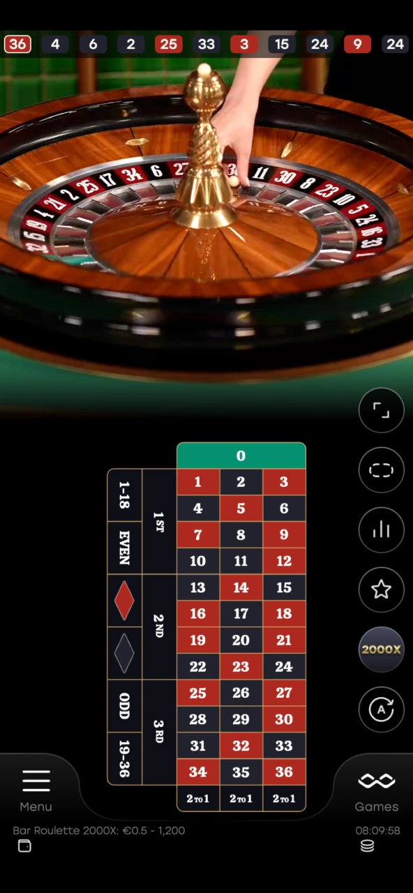 Live tafel openen bij IgoBet en inzet plaatsen in volgende ronde.