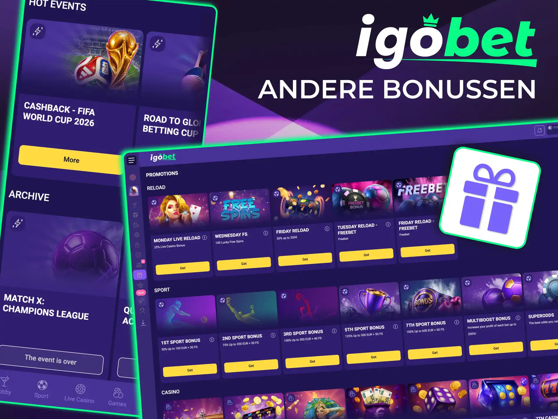 IgoBet platform biedt casino, sport, live tafels en promoties voor Nederlandse spelers.